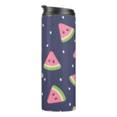 Bouteilles Isothermes Bleu Cute Retour À L'École Fruit De Pastèque (Tourné sur la droite)