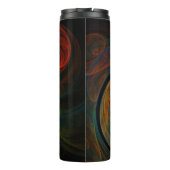 Bouteilles Isothermes Bleu de renaissance Art Abstrait (Dos)