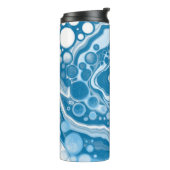 Bouteilles Isothermes Bleu Digital Pour Peinture Fluid Art Marbre (Tourné sur la gauche)