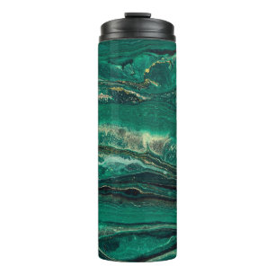 Bouteilles Isothermes Bleu doré Marbling : Art fluide