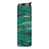 Bouteilles Isothermes Bleu doré Marbling : Art fluide (Tourné sur la gauche)