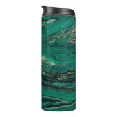 Bouteilles Isothermes Bleu doré Marbling : Art fluide (Tourné sur la droite)