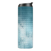 Bouteilles Isothermes Bleu Élégant Abstrait : Arrière-plan Magnifique (Tourné sur la gauche)