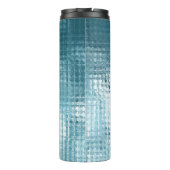 Bouteilles Isothermes Bleu Élégant Abstrait : Arrière-plan Magnifique (Dos)