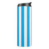 Bouteilles Isothermes Bleu et blanc rayé (Tourné sur la gauche)
