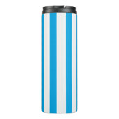 Bouteilles Isothermes Bleu et blanc rayé (Dos)