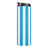 Bouteilles Isothermes Bleu et blanc rayé (Tourné sur la droite)