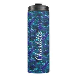 Bouteilles Isothermes Bleu et culbuteur de courant ascendant d'aluminium