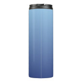 Bouteilles Isothermes Bleu Gradier personnalisé monogramme tumbler (Dos)