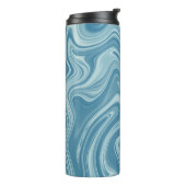 Bouteilles Isothermes Bleu marbre (Tourné sur la gauche)