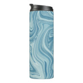 Bouteilles Isothermes Bleu marbre (Tourné sur la droite)