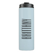 Bouteilles Isothermes Bleu Minime d'honneur Nom personnalisé Simple (Devant)