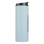 Bouteilles Isothermes Bleu Minime d'honneur Nom personnalisé Simple (Tourné sur la gauche)