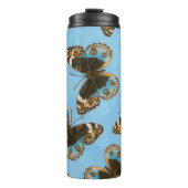 Bouteilles Isothermes Bleu motif papillon Pansy (Devant)