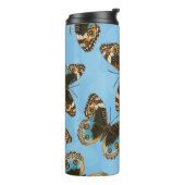 Bouteilles Isothermes Bleu motif papillon Pansy (Tourné sur la gauche)