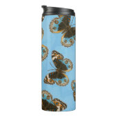 Bouteilles Isothermes Bleu motif papillon Pansy (Tourné sur la droite)