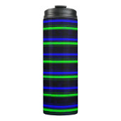 Bouteilles Isothermes Bleu Noir Grandes Vertes (Devant)