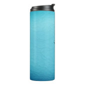 Bouteilles Isothermes Bleu Nom personnalisé Paruline thermique (Tourné sur la gauche)