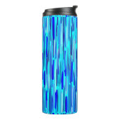 Bouteilles Isothermes Bleu pluie gouttes Abstraites (Tourné sur la gauche)