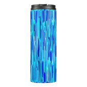 Bouteilles Isothermes Bleu pluie gouttes Abstraites (Dos)