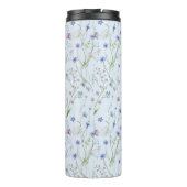 Bouteilles Isothermes Bleu pourpre joli Fleur sauvage motif floral (Dos)