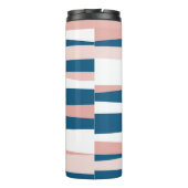 Bouteilles Isothermes Bleu rose et blanc Abstrait (Dos)