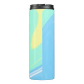 Bouteilles Isothermes bleu vert gris 50e anniversaire ajouter nom date r (Dos)