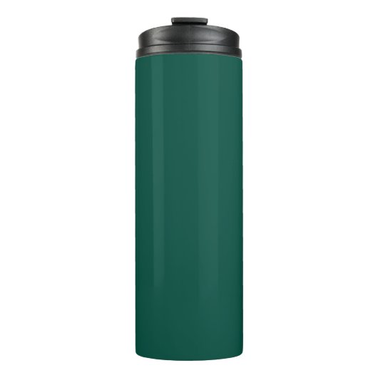 Bouteilles Isothermes Bleu-vert (roue chromatique) Vert mer profond (Devant)