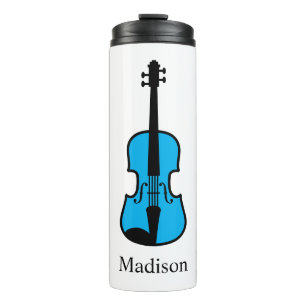Bouteilles Isothermes Bleu violon personnalisable Voyage tumbler thermiq