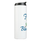 Bouteilles Isothermes bleuets frais (Tourné sur la gauche)