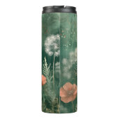 Bouteilles Isothermes Bliss botaniques : Fleur générée par l'IA (Dos)