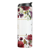 Bouteilles Isothermes Bliss Bourgogne Mère de la Mariée Mariée (Tourné sur la gauche)