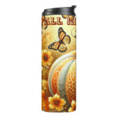 Bouteilles Isothermes Bliss d'automne de charme : Citrouille, Fleur & Pa (Tourné sur la gauche)