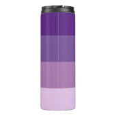 Bouteilles Isothermes Blocage couleur violet bande horizontale (Dos)