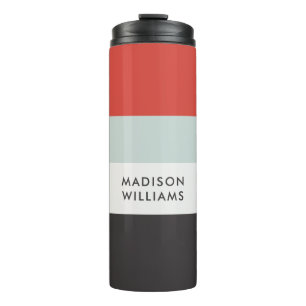 Bouteilles Isothermes Blocage horizontal du monogramme de script