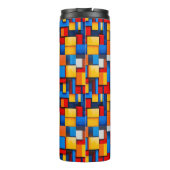 Bouteilles Isothermes Blocs abstraits colorés (Dos)