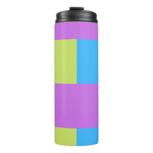 Bouteilles Isothermes Blocs de couleur vert violet bleu