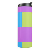 Bouteilles Isothermes Blocs de couleurs vert bleu pourpre (Tourné sur la gauche)