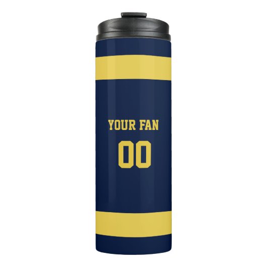 Bouteilles Isothermes Blue Gold Team (Devant)