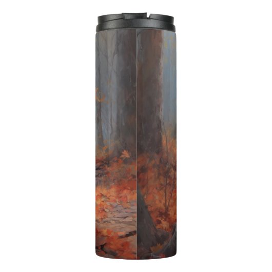 Bouteilles Isothermes Blue Heeler dans les feuilles d'automne automne au (Dos)