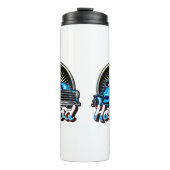 Bouteilles Isothermes Blue Hot Rod Classic Music Car (Devant)