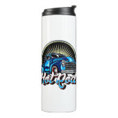 Bouteilles Isothermes Blue Hot Rod Classic Music Car (Tourné sur la gauche)