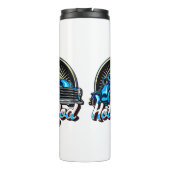 Bouteilles Isothermes Blue Hot Rod Classic Music Car (Dos)