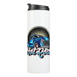 Bouteilles Isothermes Blue Hot Rod Classic Music Car