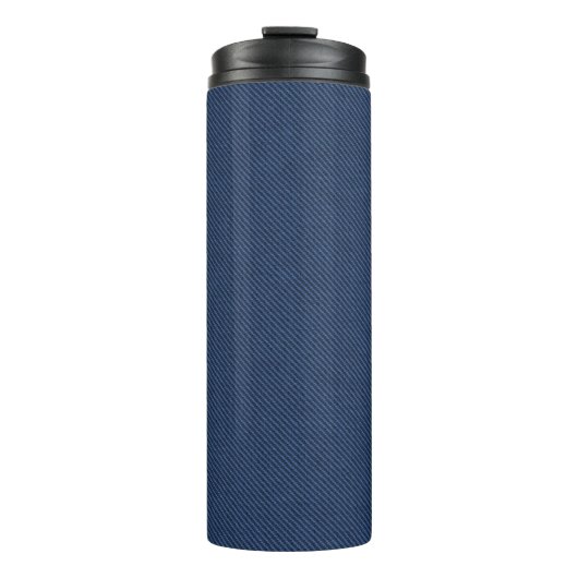 Bouteilles Isothermes Blue Jeans Fabric Thermal Tumbler (Devant)