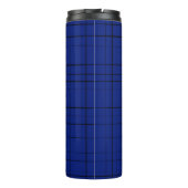 Bouteilles Isothermes Blue plaid pattern (Dos)