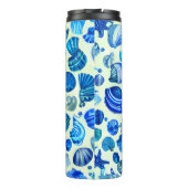 Bouteilles Isothermes Blue Sea Shells Ocean Motif (Dos)