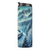Bouteilles Isothermes Blue Train Misty Mountain Wilderness (Tourné sur la droite)