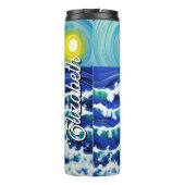 Bouteilles Isothermes Blue Waves Moon Danser dans l'océan (Dos)