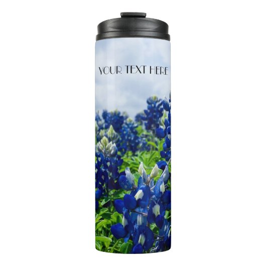 Bouteilles Isothermes Bluebonnets Blue Flowers Texas texan Floral (Devant)